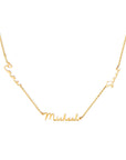 1-5 NAMES | Personalized Multiple Names Minimalist Necklace