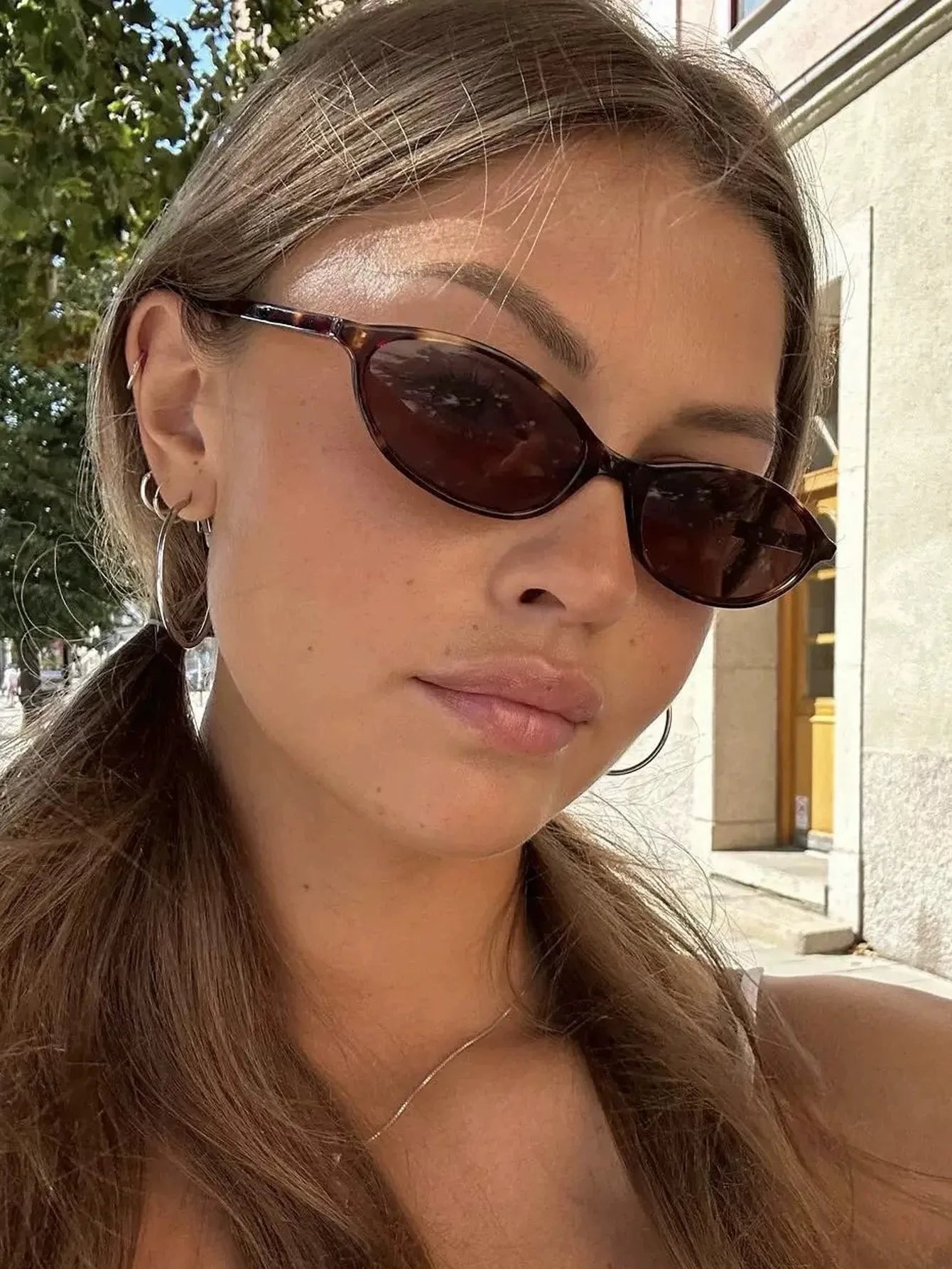 HYPE SHADES | oval-frame streetwear sunglasses