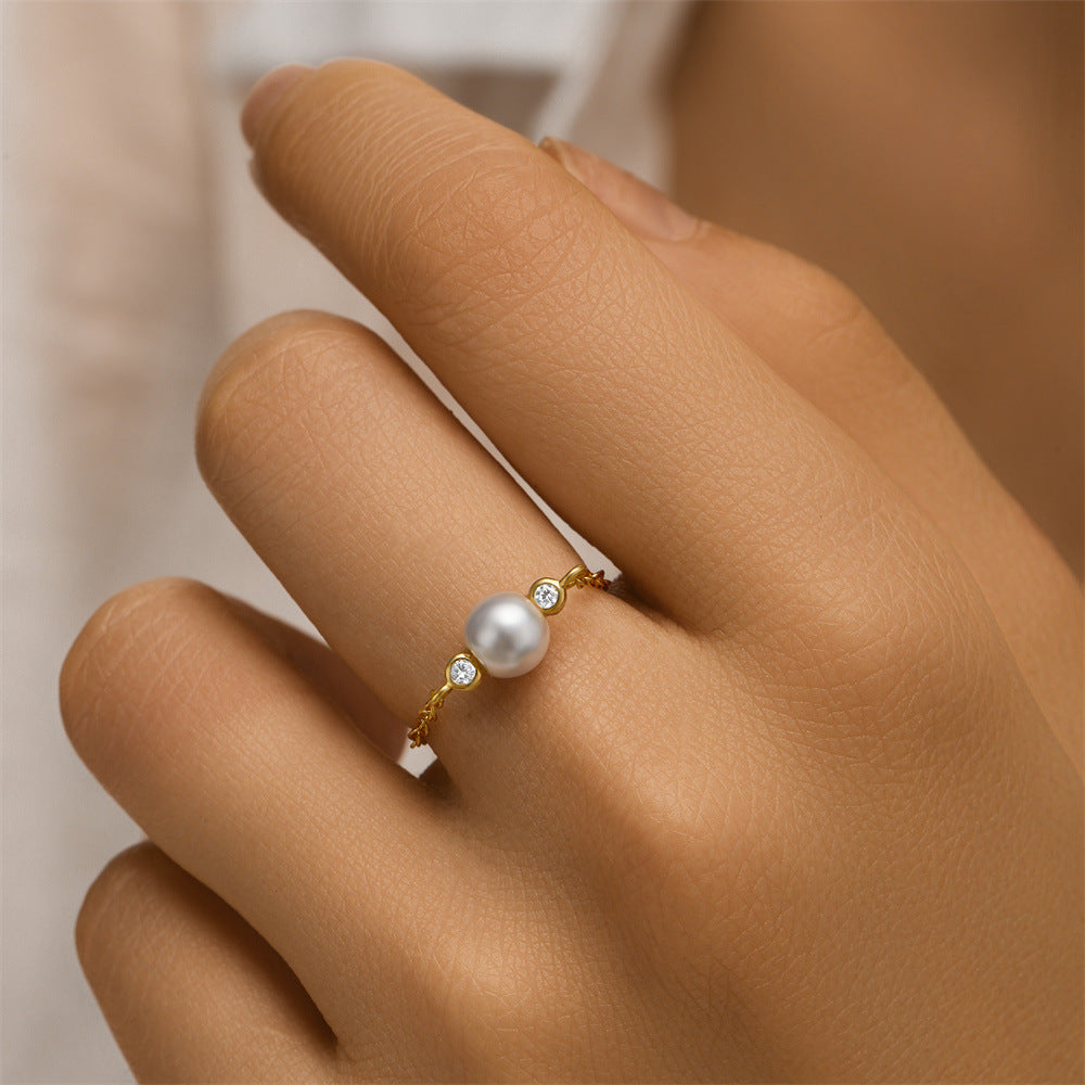 LADY GOLD | 925 Sterling Silver Open Zircon Rings